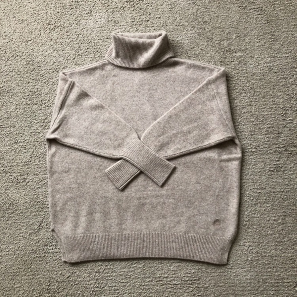 Aritzia- Babaton 100% Cashmere Oversized Turtleneck.NWOT.